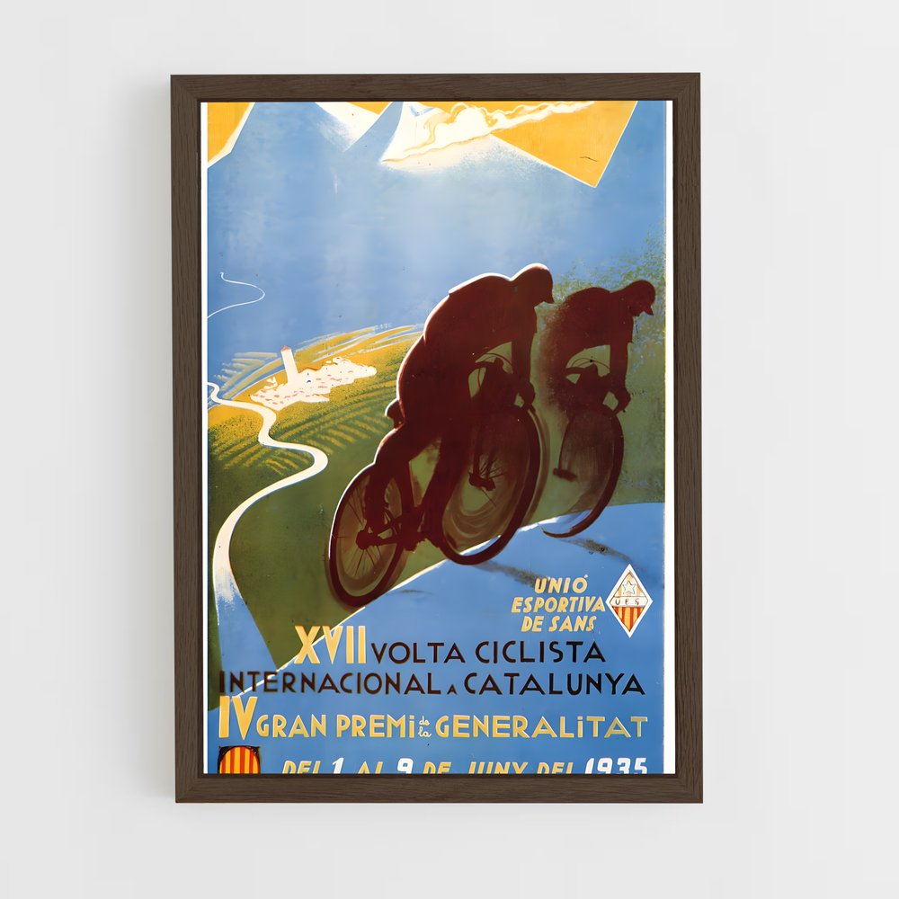 Poster Ascension Cycliste – affiche Cyclisme (vue 5)
